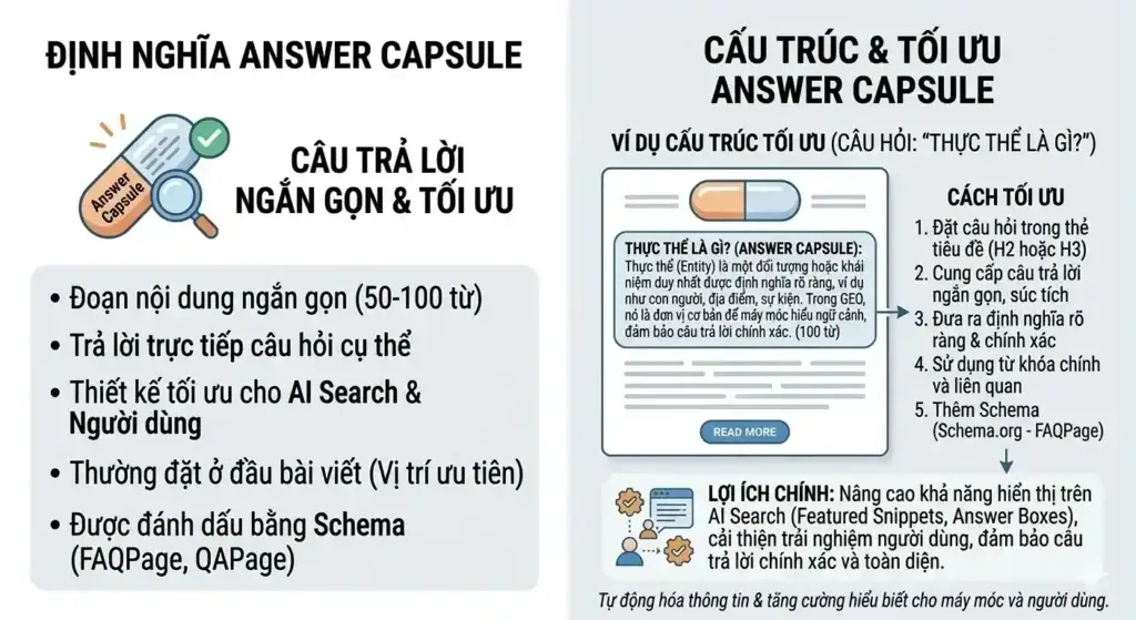 Answer capsule