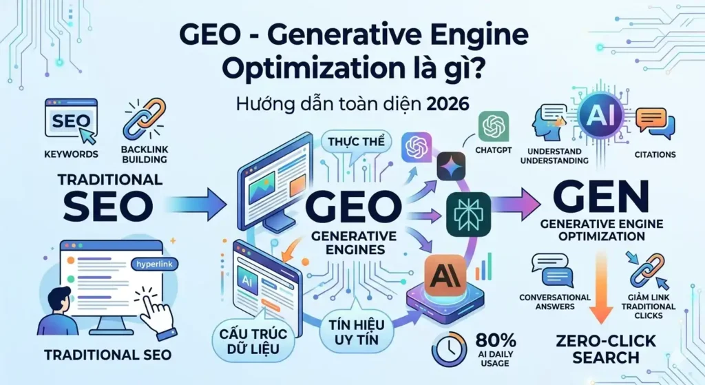 GEO là gì? Hướng dẫn toàn diện về Generative Engine Optimization 1 geo la gi