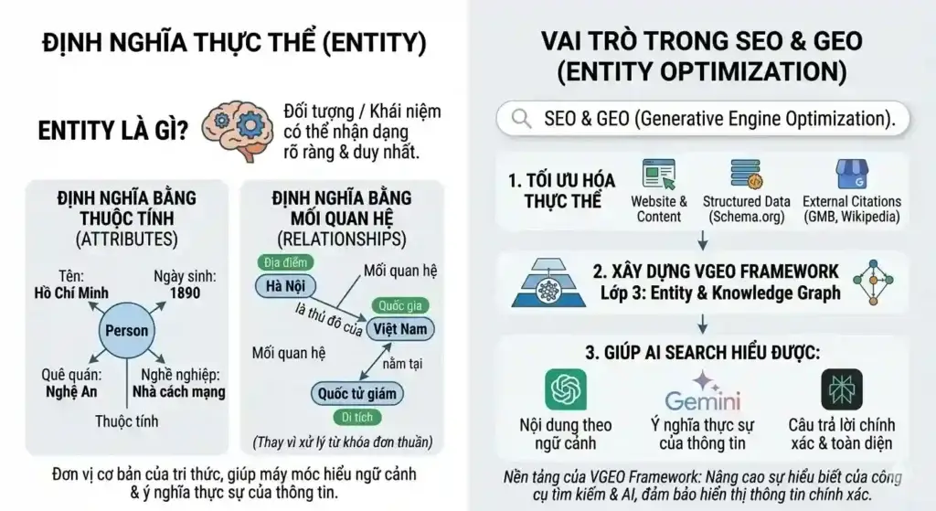 Thực thể: entity 1 thuc the