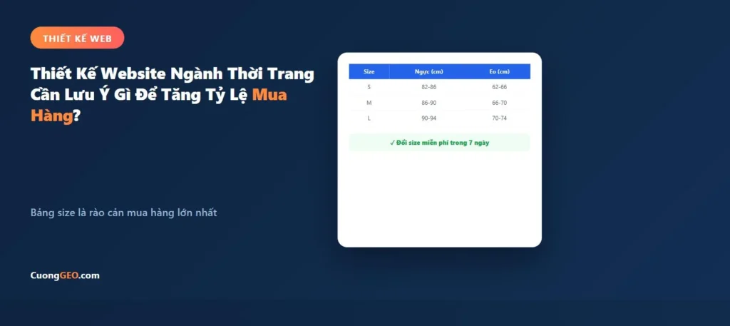 Thiết kế website ngành thời trang cần lưu ý gì để tăng tỷ lệ mua hàng