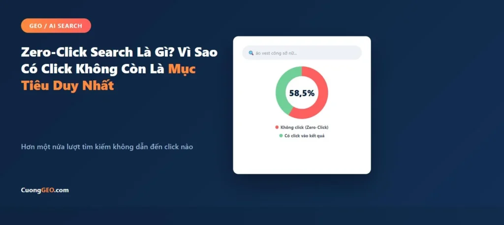 Zero-click search là gì - tìm kiếm không click vào kết quả nào